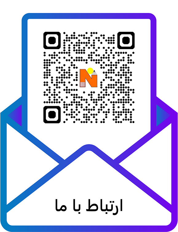 کد QR ارتباط با نیلوفران